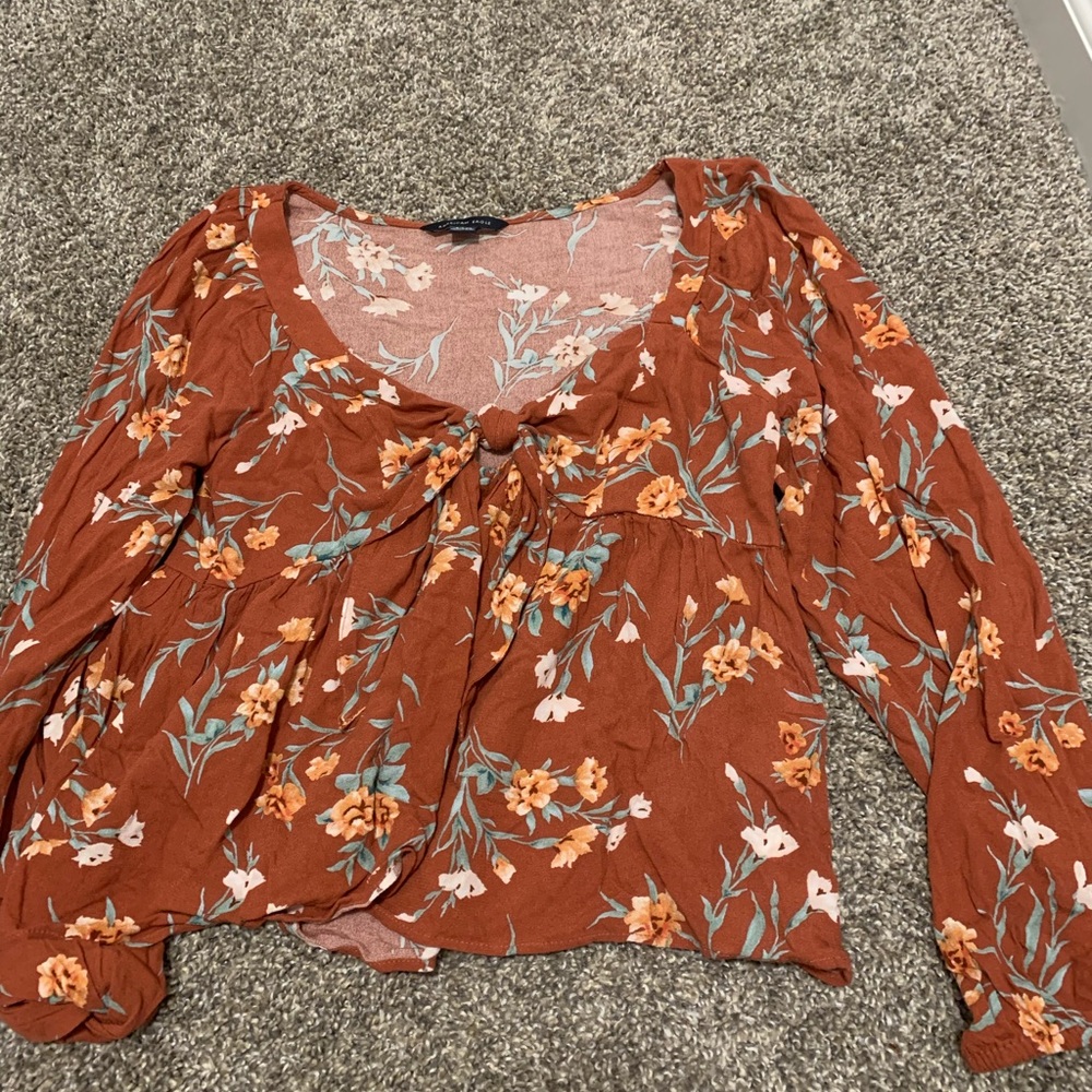 Floral American Eagle Shirt